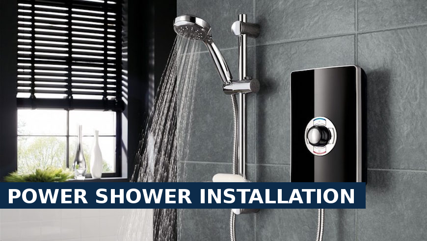 Power shower installation Hounslow West